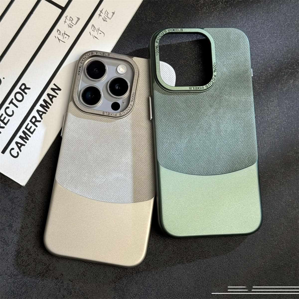 Color-Matching Flannel iPhone 16 Case - Anti-Drop Cover