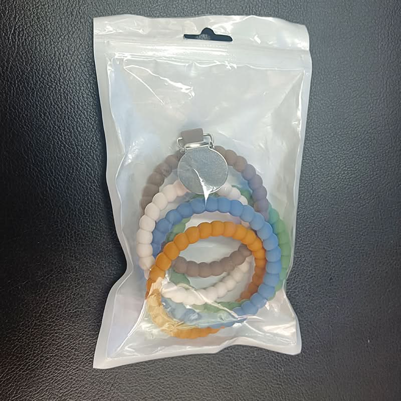Soft Silicone Baby Teething Rings – BPA-Free, Soothing Chew Toy