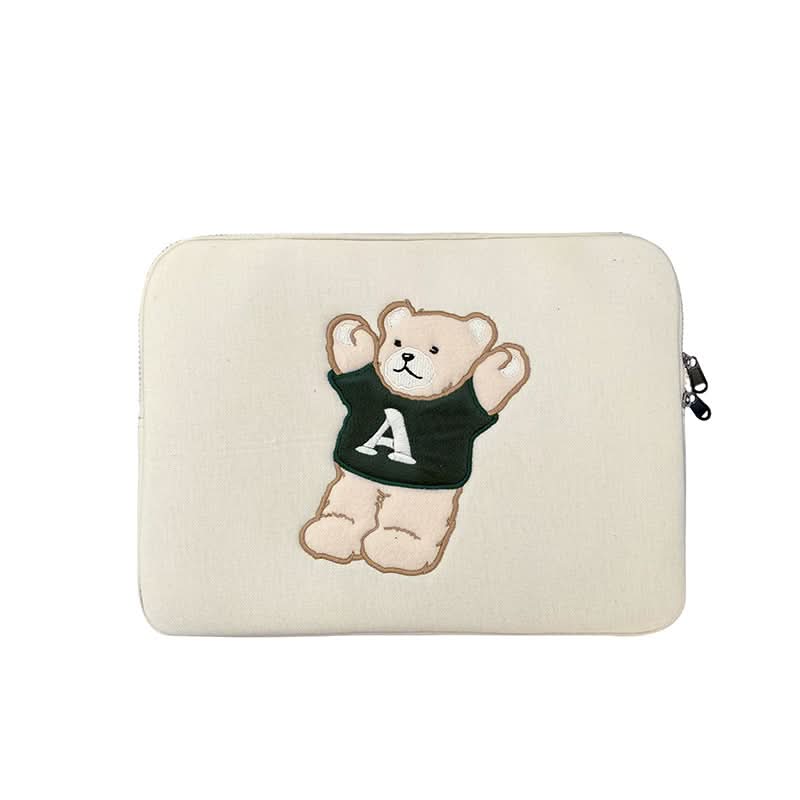 Cute Bear iPad Laptop Protective Bag