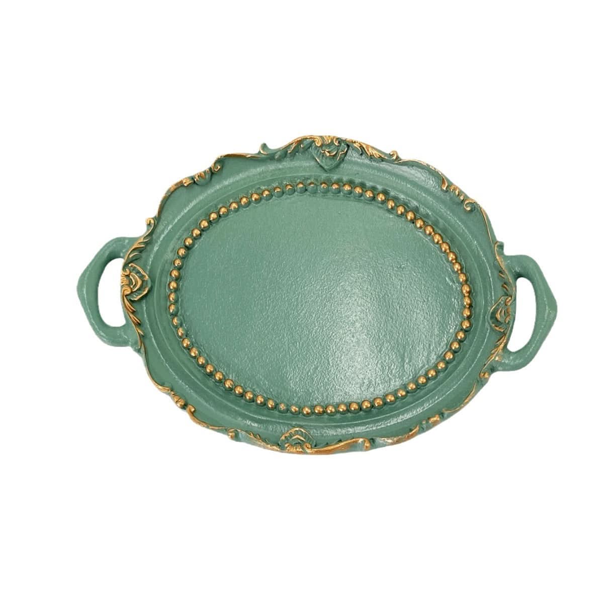 Shiyilian INS Style Creative Resin Candle & Jewelry Tray (Set of 2pcs.)