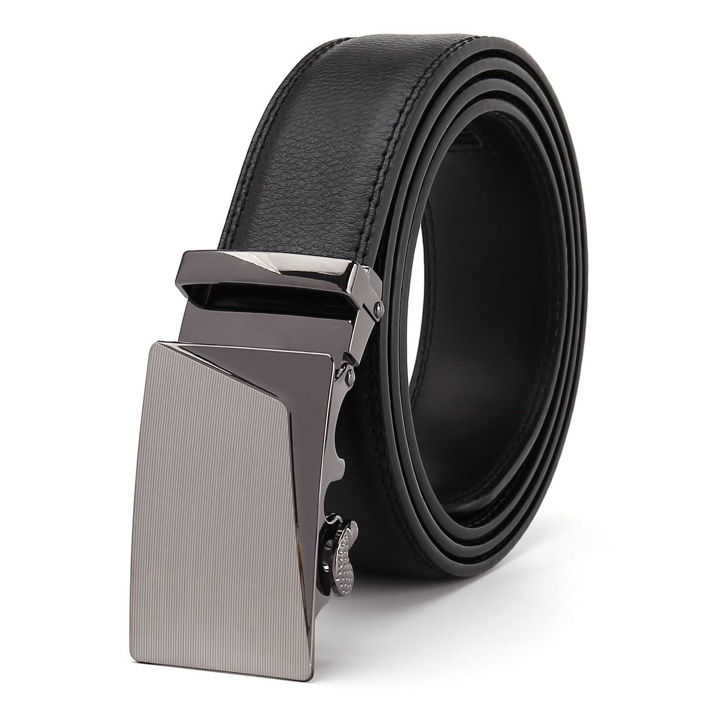 Men's Leather Automatic Buckle Belt