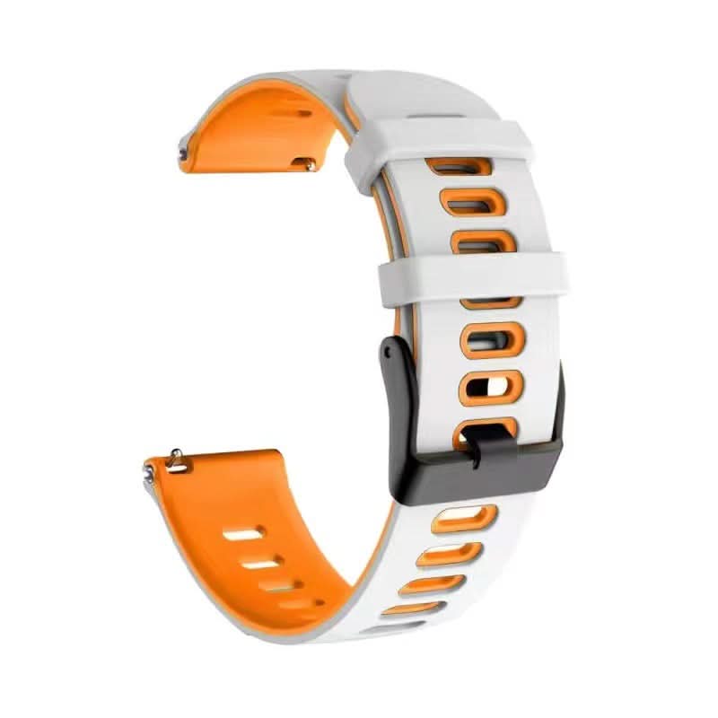 Suitable for Huawei GT3 sports watch with Samsung watch3 two-color breathable GT2 silicone wristband 20/22mm