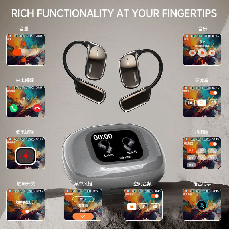 JM16 Bluetooth Headset with ENC Noise Reduction
