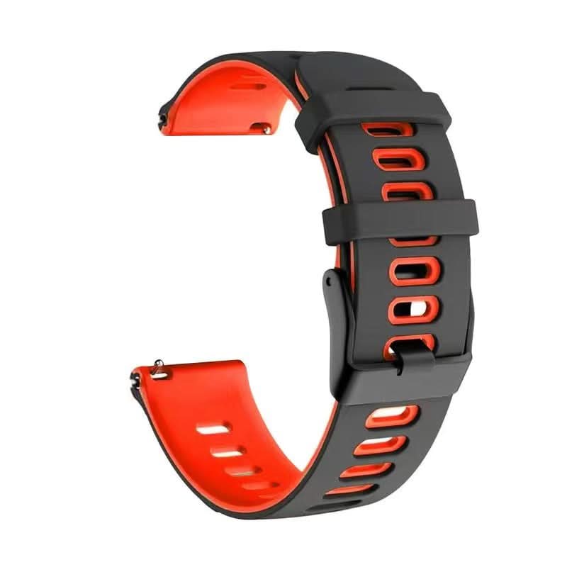 Suitable for Huawei GT3 sports watch with Samsung watch3 two-color breathable GT2 silicone wristband 20/22mm