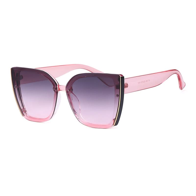 Trendy Cat-Eye Sunglasses for Women – Oversized UV Protection Fashion Shades