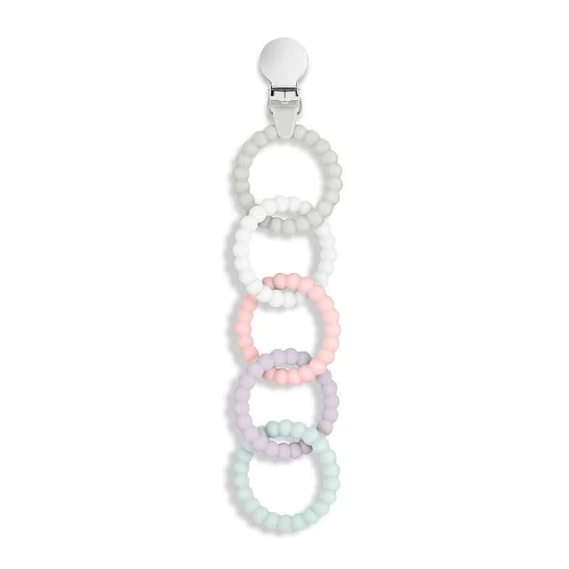 Soft Silicone Baby Teething Rings – BPA-Free, Soothing Chew Toy
