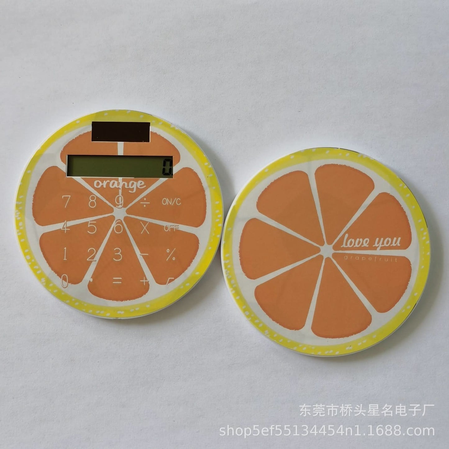 Round Puzzle Solar Card Calculator Toy