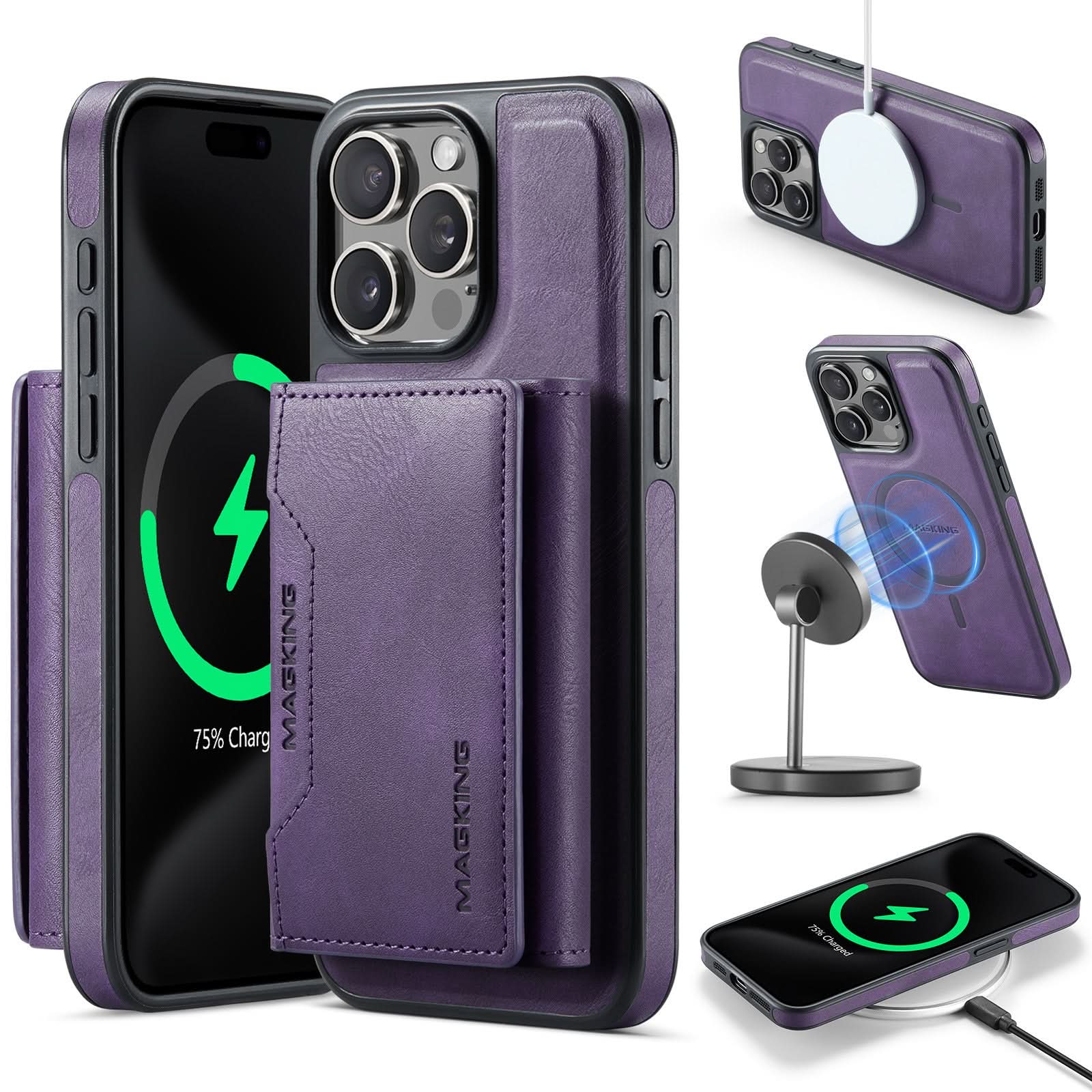 Shockproof Magnetic Case for iPhone 16/15 Series