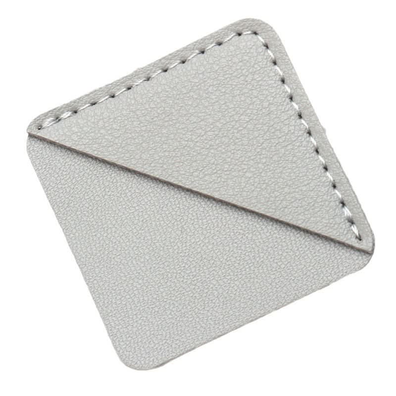 2-Pack Leather Diamond Bookmarks – PVC, Durable