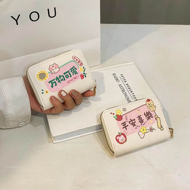 Korean-Style Accordion Card Holder – Wallet for Girls