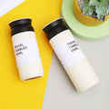 Stainless Steel Thermos Cup – Insulated Coffee Tumbler with Tea Strainer