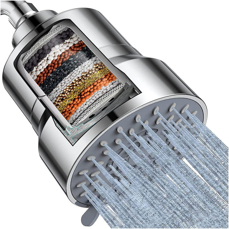 Concealed 4-Inch ABS Shower Head Set – Chrome Rain & Massage Shower with Electroplated Finish