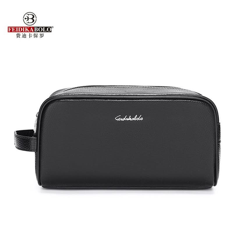 Men’s Stylish Leather Clutch Bag – Business Travel Handbag