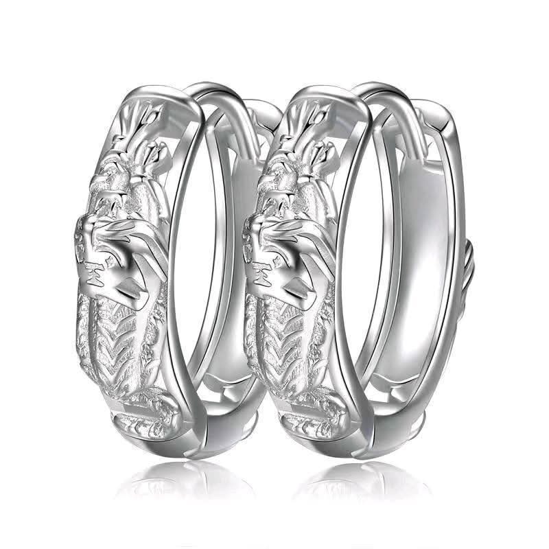 Dragon Hoop Earrings – Fortune-Attracting Earrings for Women