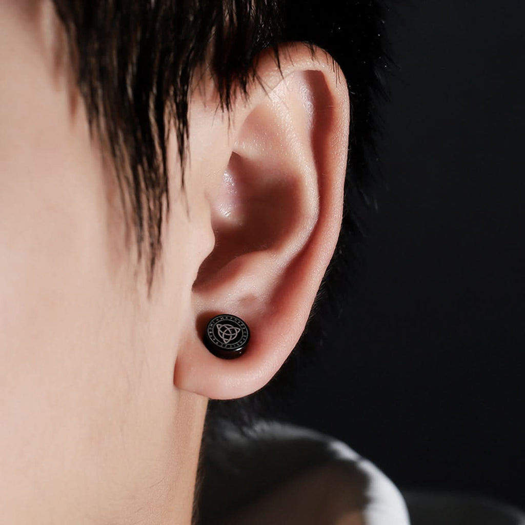 Trendy Magnetic Clip-On Earrings – Titanium Steel, No Piercing Unisex Jewelry