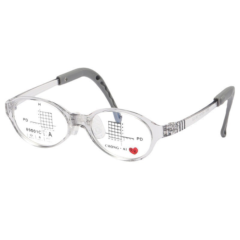 Toddler Glasses Frame for Ages 1–3 – Flexible Silicone Eyewear with Adjustable Temples