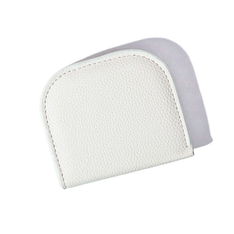 Mini Semi-Circle Coin Purse – Stylish Solid Color Wallet