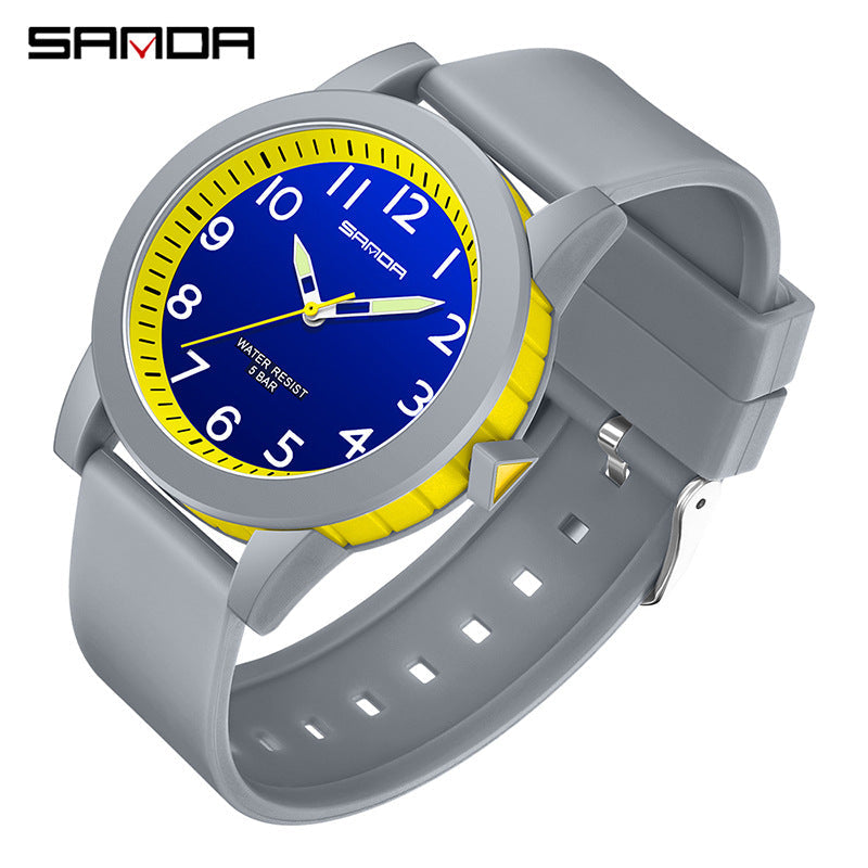 Sanda Waterproof Digital Quartz Watch – Unisex Shockproof Outdoor Kids Sports Watch