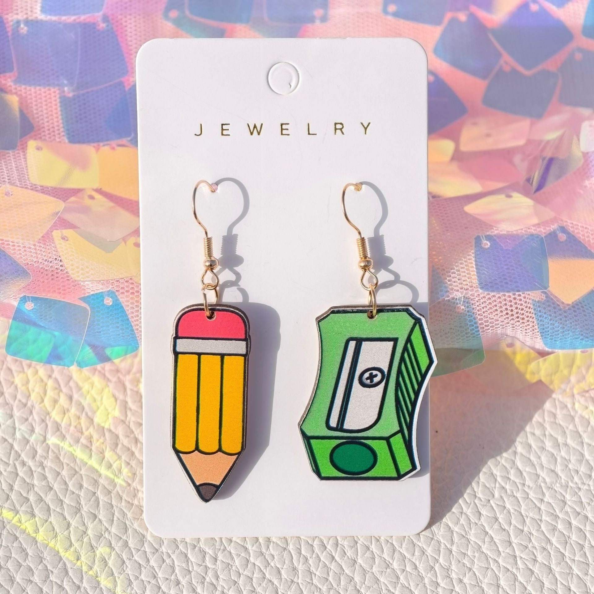 3D Wooden Book Earrings for Women – Graduation Teacher Student Jewelry