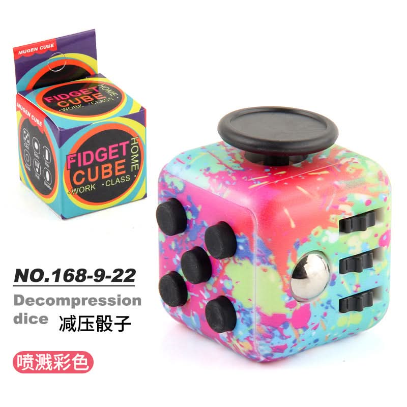Rainbow Anti-Anxiety Fidget Cube Toy