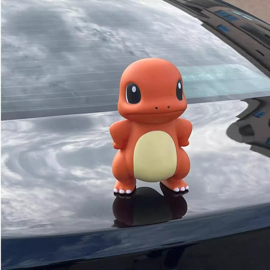 Pokémon Car Dashboard Figure – Charmander, Pikachu Trendy Decoration Toy