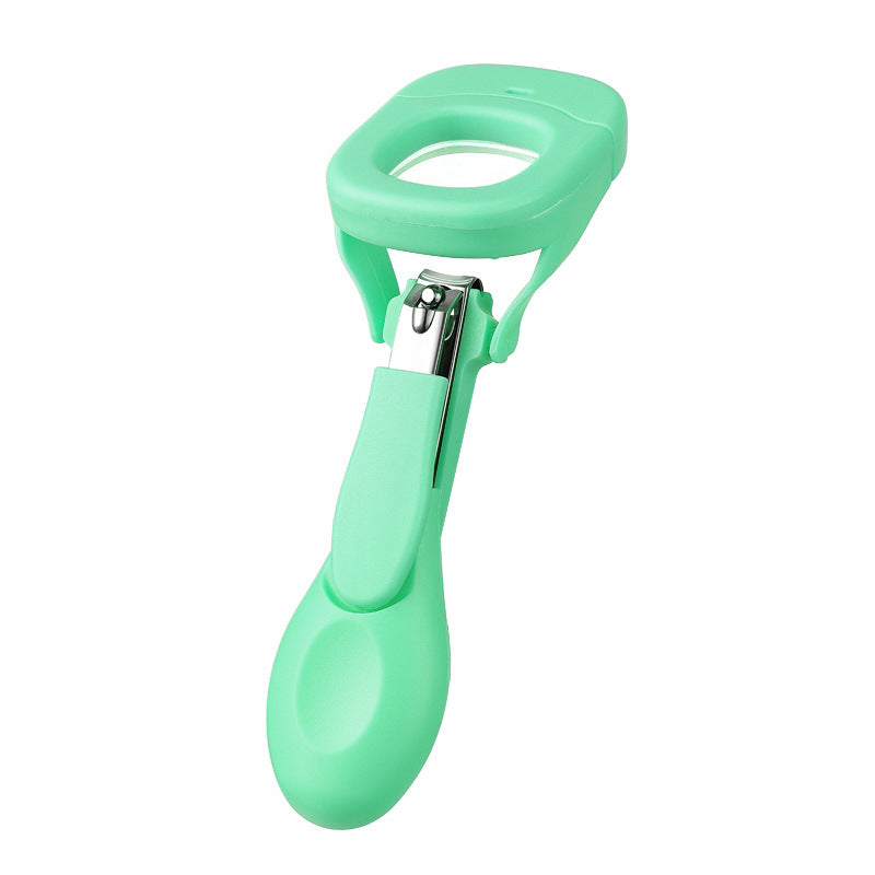 Baby Nail Clipper Set with LED Light & Magnifier – Safe Newborn Nail Scissors & Safety Clippers Kit