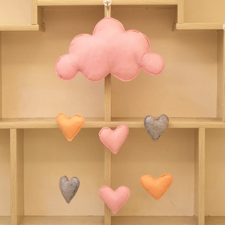 Whimsical Cloud Hanging Décor – 3D Soft Felt Nursery & Kids’ Room Pendant