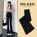 Women's High-Waist Flared Shark Leggings
