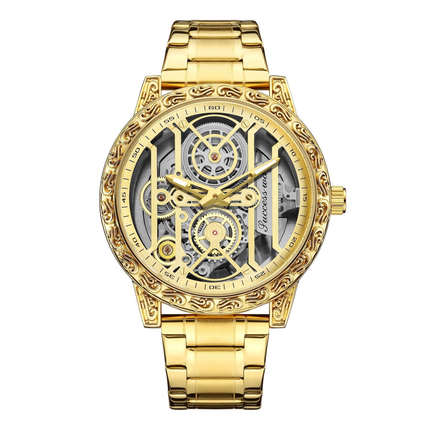 Men’s Stylish Quartz Casual Watch – Alloy Strap, Pointer Display