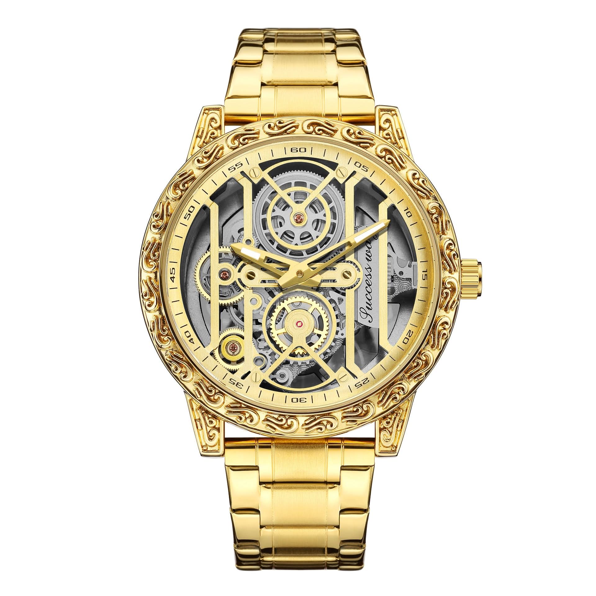 Men’s Stylish Quartz Casual Watch – Alloy Strap, Pointer Display