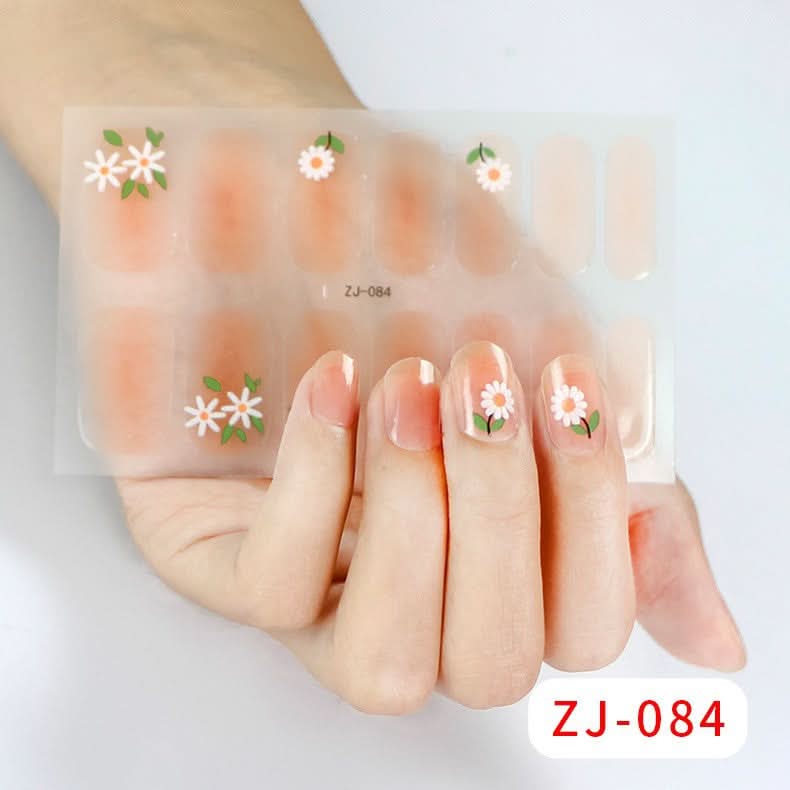 Waterproof 3D Gel Nail Stickers - Durable