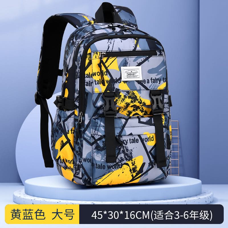 Waterproof Camouflage School Backpack for Boys - Lightweight School Bag