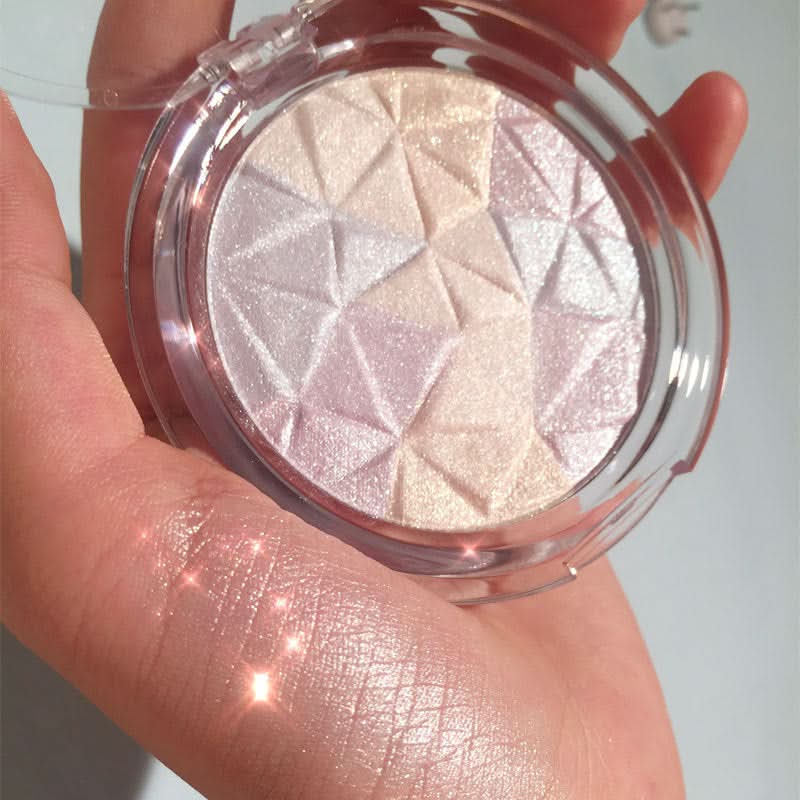 Bueqcy Crystal Diamond Highlighter Powder – Shimmer & Glow Contour for Radiant Skin