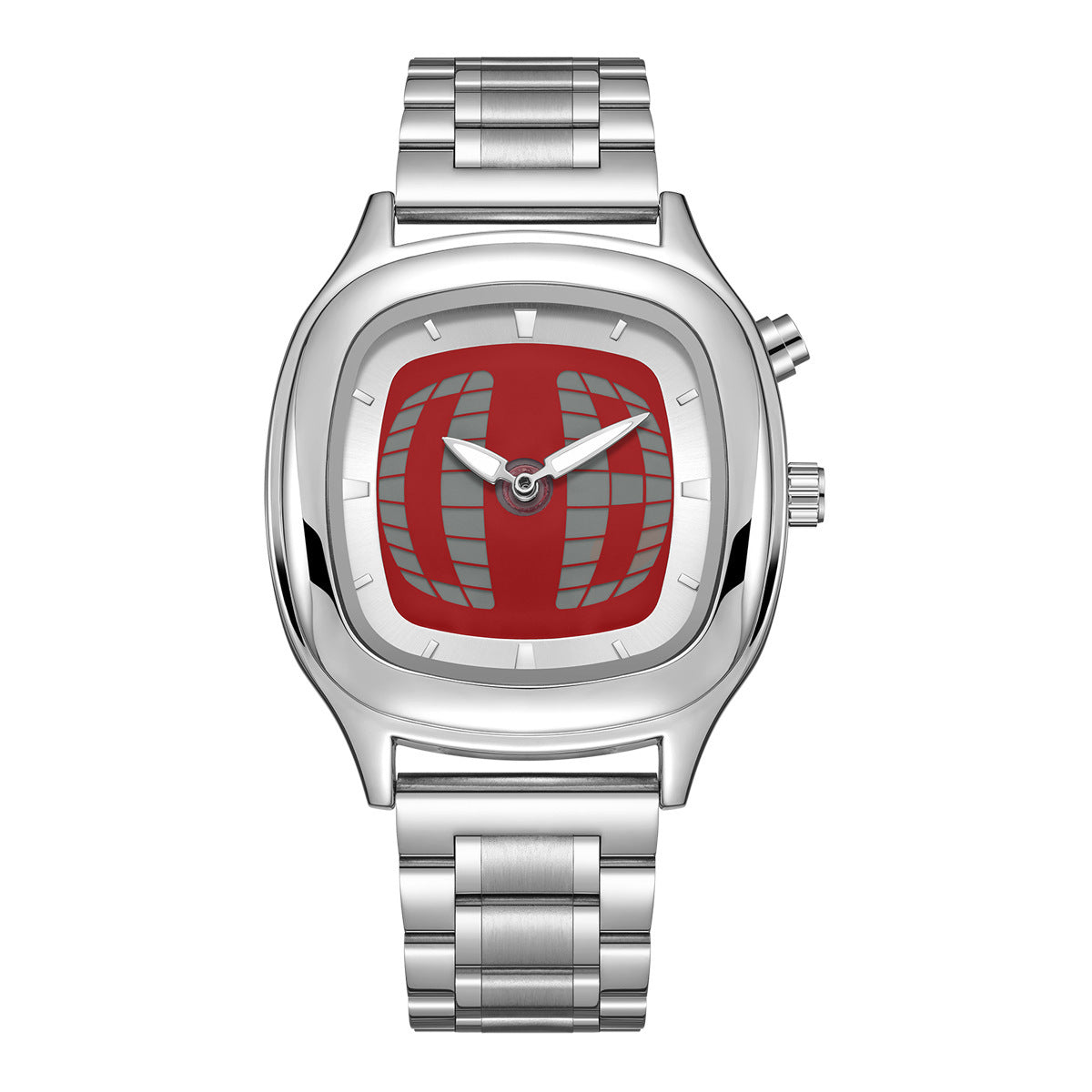 Men’s American Design Quartz Analog Watch – Waterproof Alloy Strap with Luminous Hands