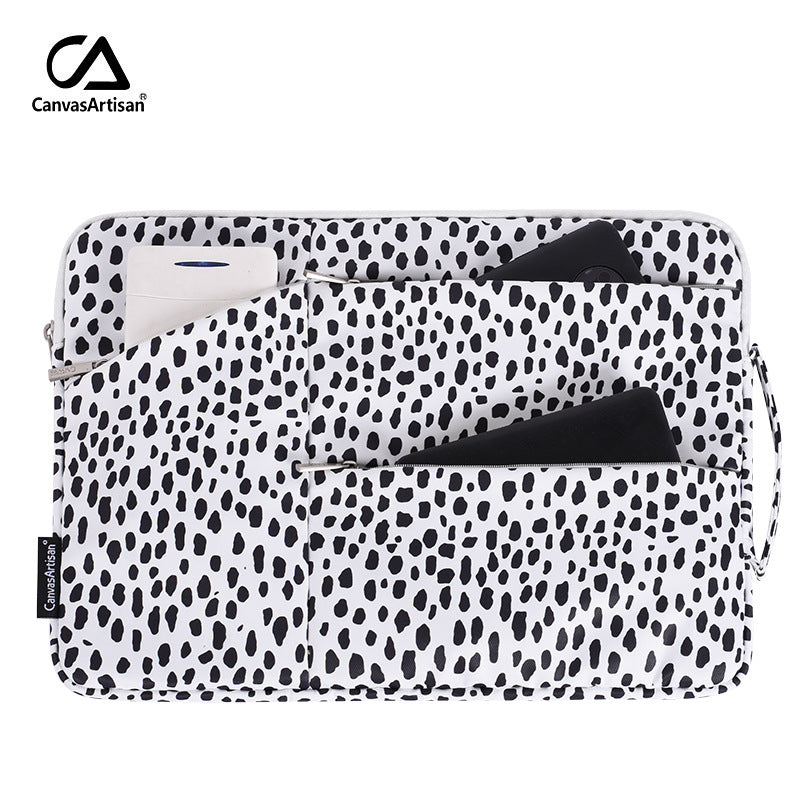 Dalmatian Dots Laptop Sleeve – Waterproof & Shockproof Case for Lenovo & More