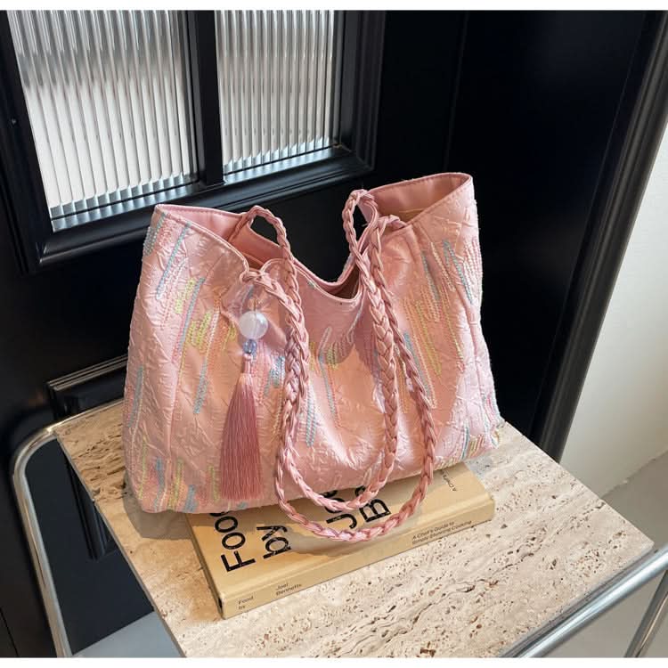 Casual Trend Large Capacity Tote Bag - Fashionable Shoulder Bag