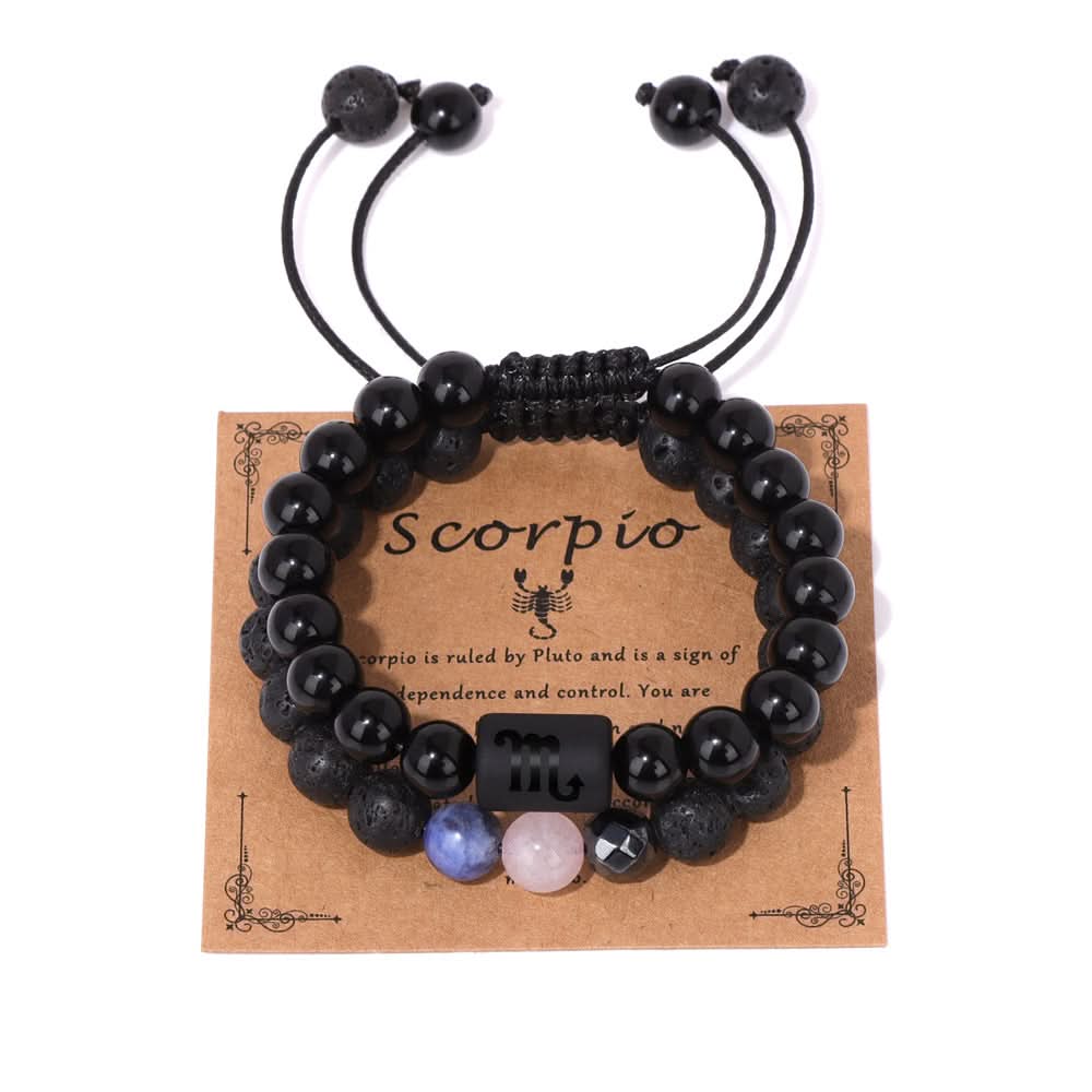 Natural Stone Aromatherapy Bracelet – Zodiac Bracelet for Men & Women