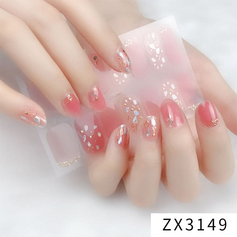 3D Star Diamond Nail Stickers Set
