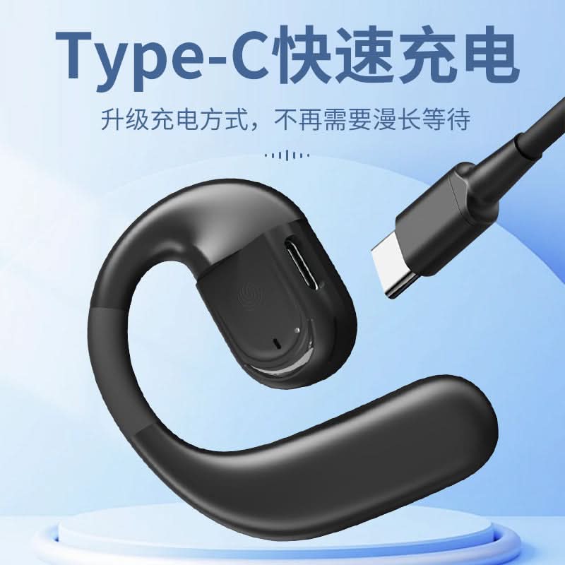Rotatable Open-Ear Wireless Bluetooth Headset