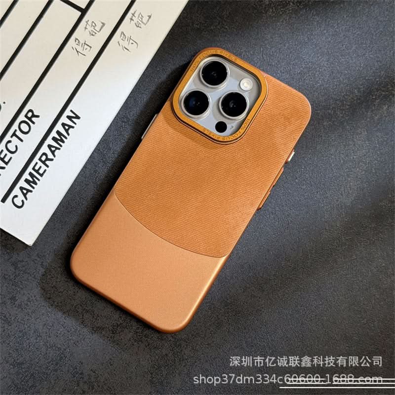 Luxury Velvet iPhone 15 & 14 Case - Shockproof, Anti-Fingerprint Cover