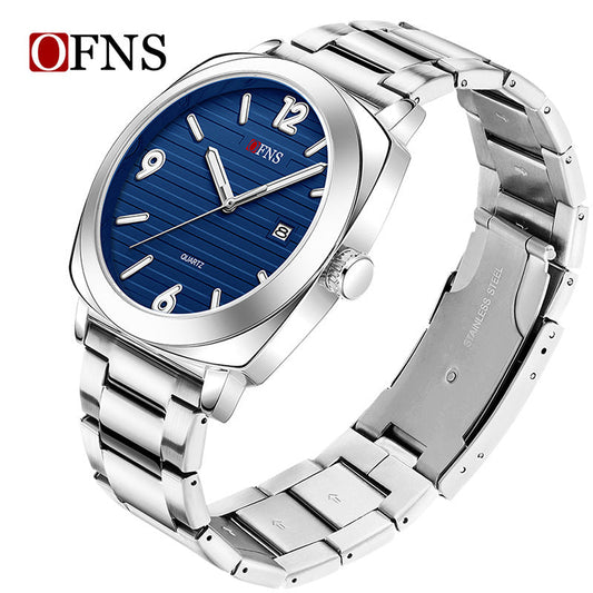 OFNS Quartz Business Watch for Men – Waterproof Luminous Calendar Watch