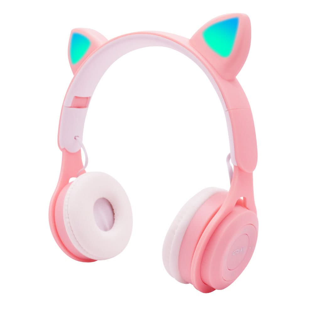 Wireless Bluetooth Cat Ear Headphones for Kids