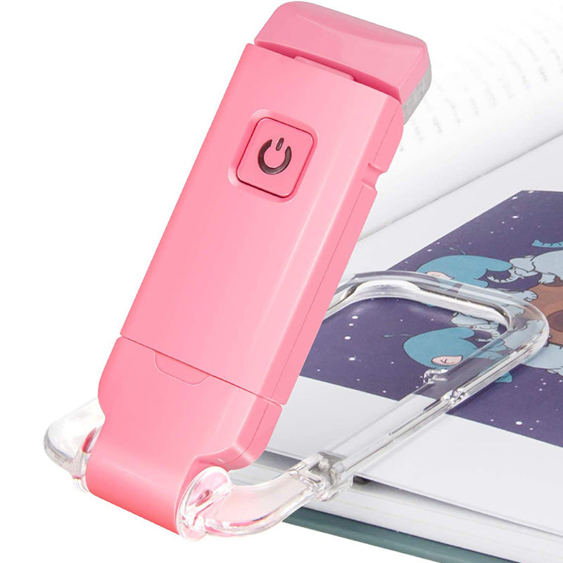 USB Rechargeable Book Light – Clip-On Bookmark Lamp, Portable LED Reading Light