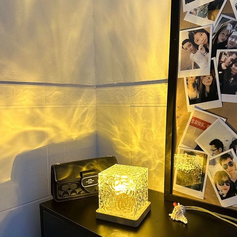 16-Color Dynamic Water Ripple Lamp with Remote Control