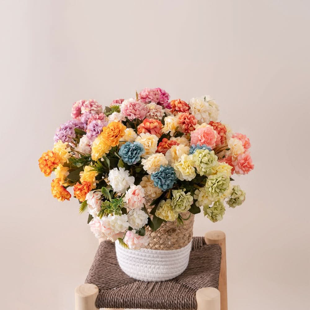 Set of 2 pcs. Ball Chrysanthemum Artificial Flower Bunch