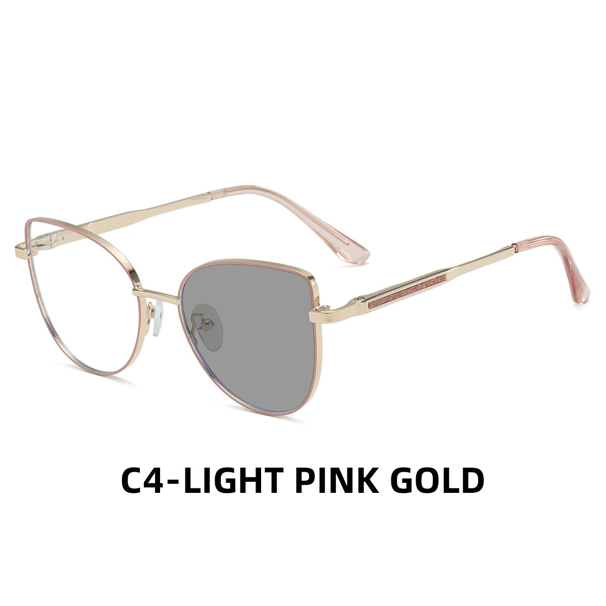 Women's Stylish Photochromic Cat-Eye Glasses – Anti-Blue Light Full Frame Eyewear