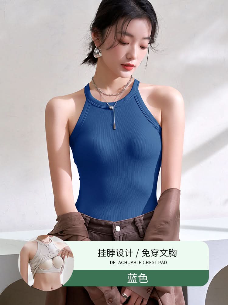 Padded Halter Neck Camisole for Women