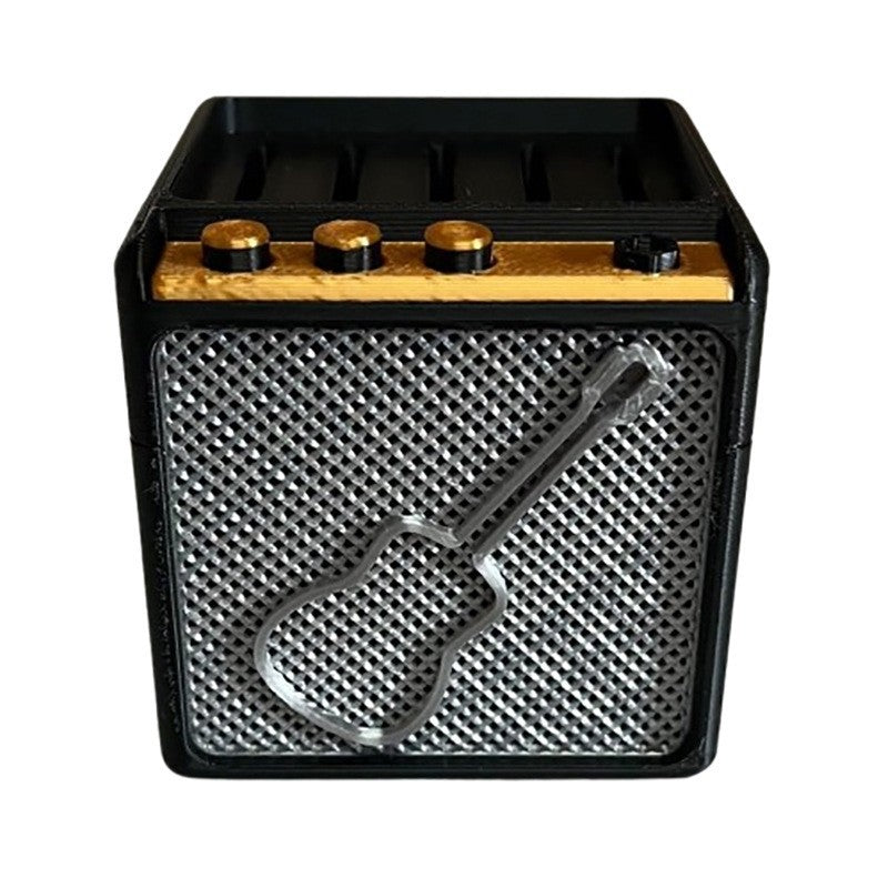 3D Printed Guitar Pick Holder Box – Acrylic Storage Case for Picks