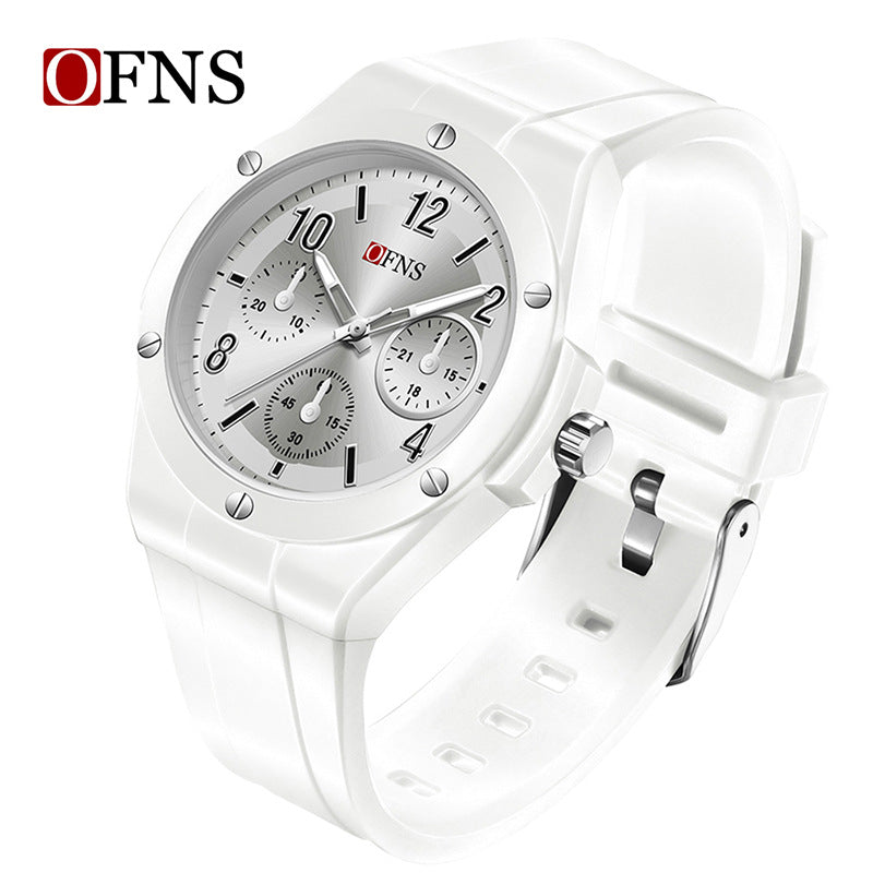 OFNS Waterproof Luminous Student Quartz Watch – Japanese Movement Wristwatch