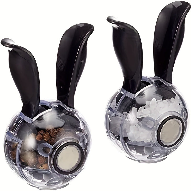 Manual Black Pepper Grinder – Glass Spice Bottle with Ceramic Core for Salt & Seasonings